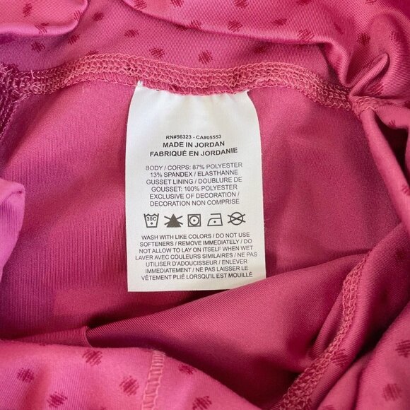 Nike Womens Yoga Dot Twist 7/8 Capri Tights Pink Size M Athletic CZ9144-633 - Picture 7 of 12